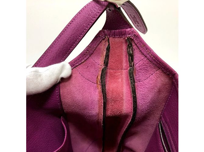 Hermès Hermes Trim 35 Schultertasche Lila - Ansicht 13