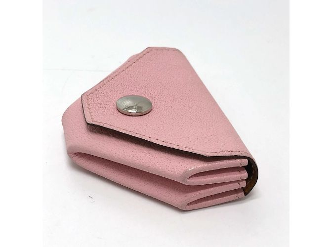 Monedero Quatre Coin Levain de Hermès Rosa - vista 3