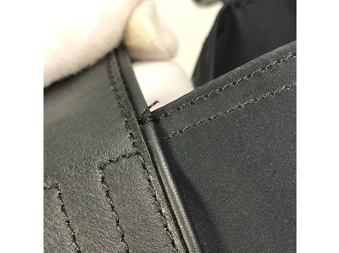 Borsa a mano/tote bag Hermès Acapulco Cabas MM Nero - vista 12