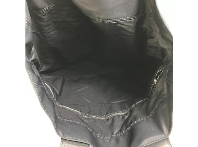 Borsa a mano/tote bag Hermès Acapulco Cabas MM Nero - vista 13