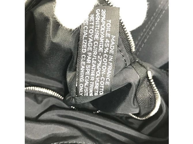 Borsa a mano/tote bag Hermès Acapulco Cabas MM Nero - vista 15