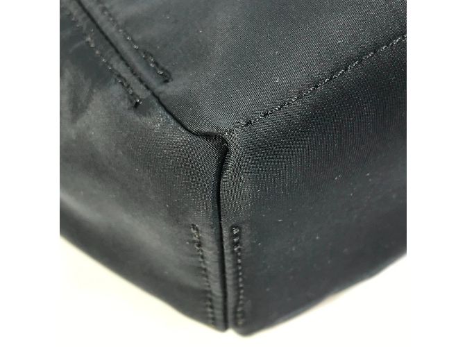 Borsa a mano/tote bag Hermès Acapulco Cabas MM Nero - vista 8