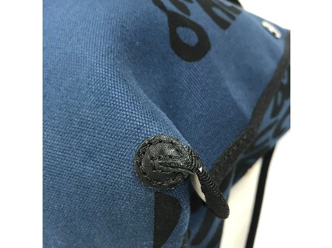 Borsa a spalla con stampa leopardata Hermès Nero Blu navy - vista 8