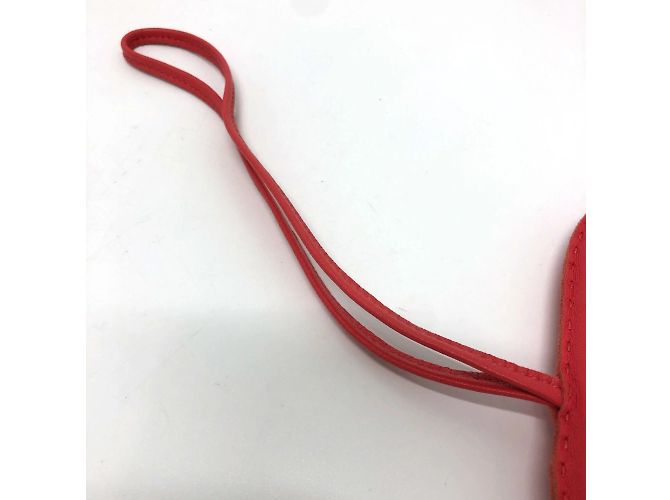 Hermès Tiger Lulu Handtaschen-Anhänger Rot - Ansicht 5