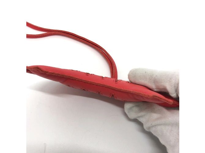 Hermès Tiger Lulu Handtaschen-Anhänger Rot - Ansicht 9
