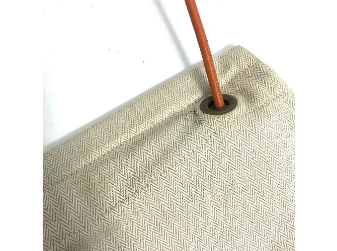 Borsa a Spalla Aline PM Logo di Hermès Beige Arancione - vista 7