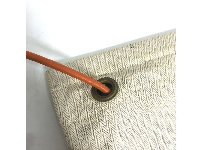 Borsa a Spalla Aline PM Logo di Hermès Beige Arancione - vista 8