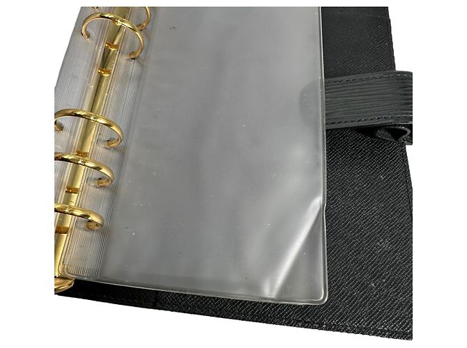 Couverture de planificateur MM en cuir Epi Louis Vuitton Noir - vue 10