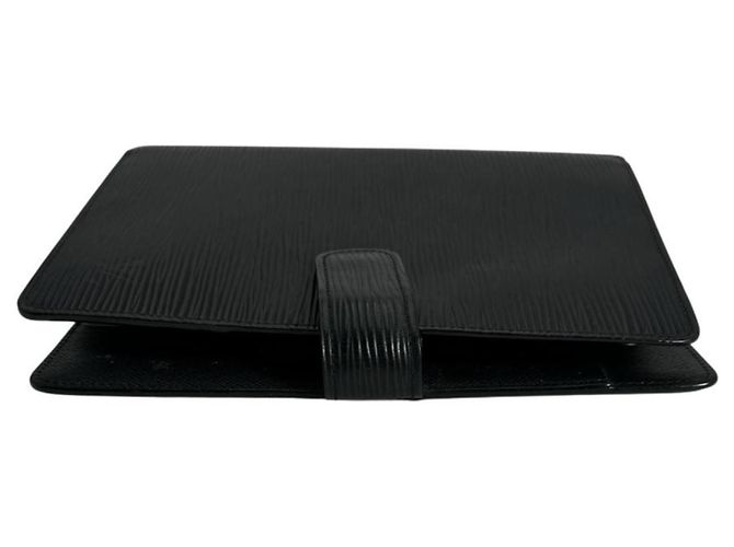 Couverture de planificateur MM en cuir Epi Louis Vuitton Noir - vue 4
