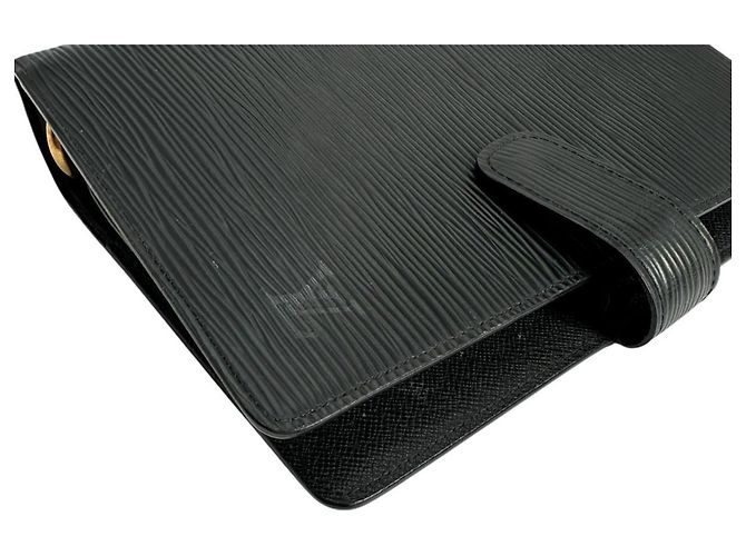 Couverture de planificateur MM en cuir Epi Louis Vuitton Noir - vue 6