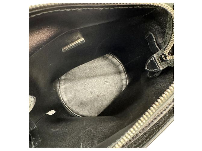 Borsa a Spalla Ouverture 1BE015 di Prada Nero Bianco - vista 13