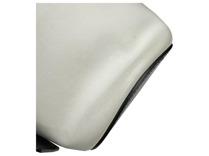 Borsa a Spalla Ouverture 1BE015 di Prada Nero Bianco - vista 8