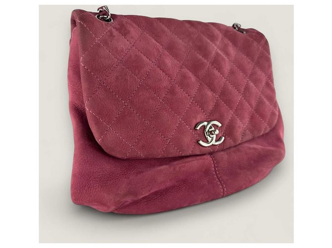 Timeless Borsa a tracolla in caviar morbido Chanel rosa - vista 13
