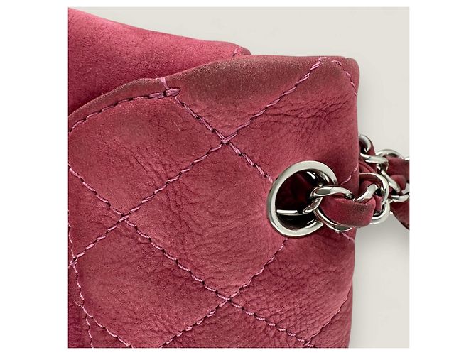 Timeless Borsa a tracolla in caviar morbido Chanel rosa - vista 15