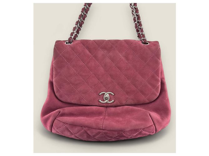Timeless Borsa a tracolla in caviar morbido Chanel rosa - vista 16
