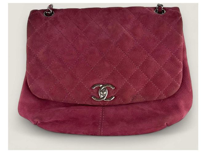 Timeless Borsa a tracolla in caviar morbido Chanel rosa - vista 17