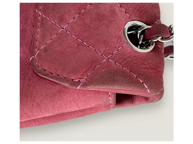 Timeless Borsa a tracolla in caviar morbido Chanel rosa - vista 18