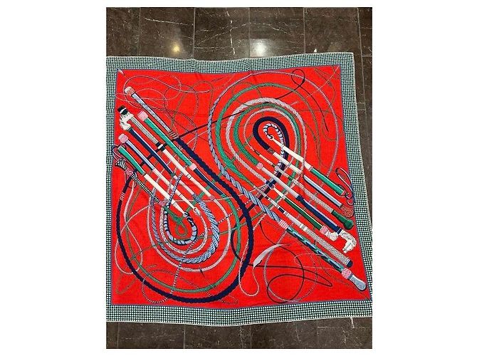 Kelly Hermès Kaschmirschal 140 Mehrfarben - Ansicht 11