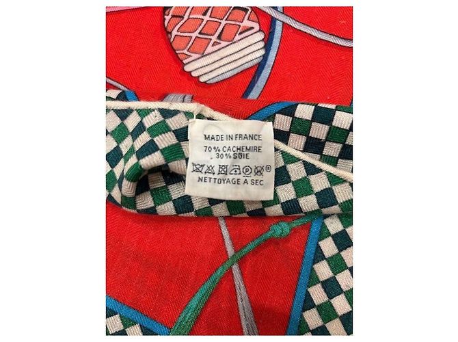 Kelly Hermès Kaschmirschal 140 Mehrfarben - Ansicht 3