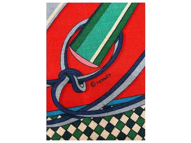 Kelly Hermès Kaschmirschal 140 Mehrfarben - Ansicht 4