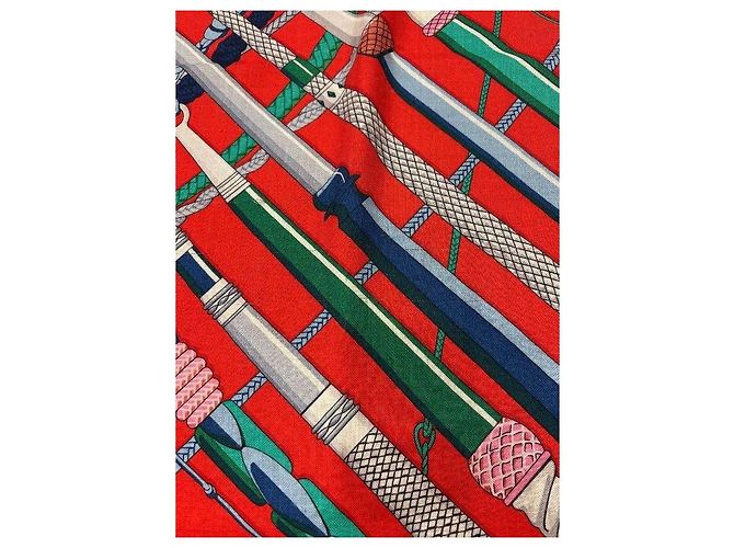 Kelly Hermès Kaschmirschal 140 Mehrfarben - Ansicht 6