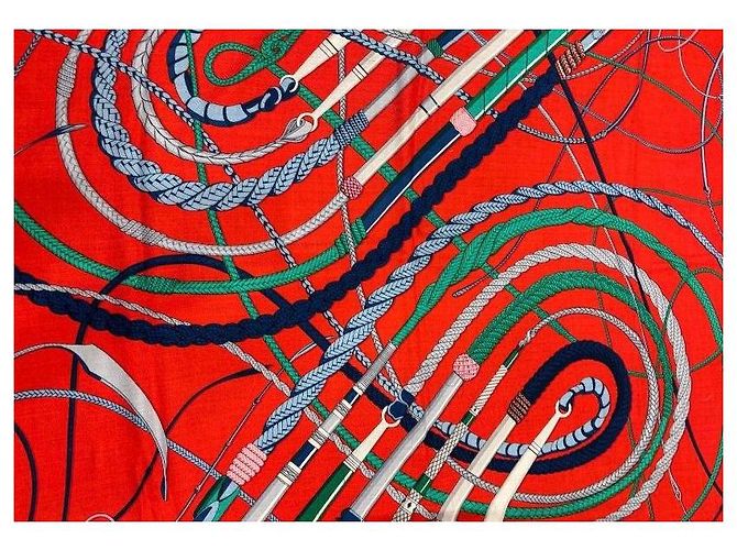 Kelly Hermès Kaschmirschal 140 Mehrfarben - Ansicht 7