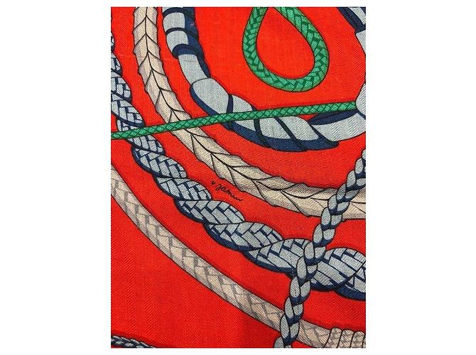 Kelly Hermès Kaschmirschal 140 Mehrfarben - Ansicht 9