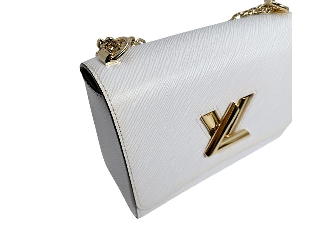 Borsa a Spalla Louis Vuitton Twist MM Bianco - vista 10