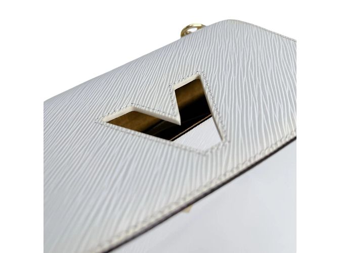 Borsa a Spalla Louis Vuitton Twist MM Bianco - vista 11