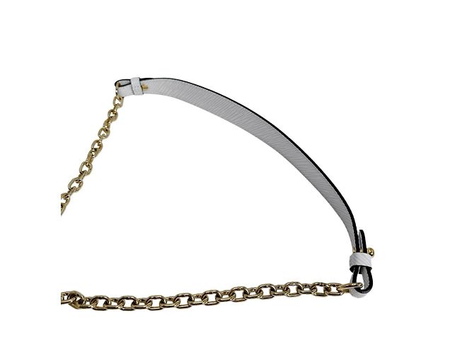 Borsa a Spalla Louis Vuitton Twist MM Bianco - vista 13