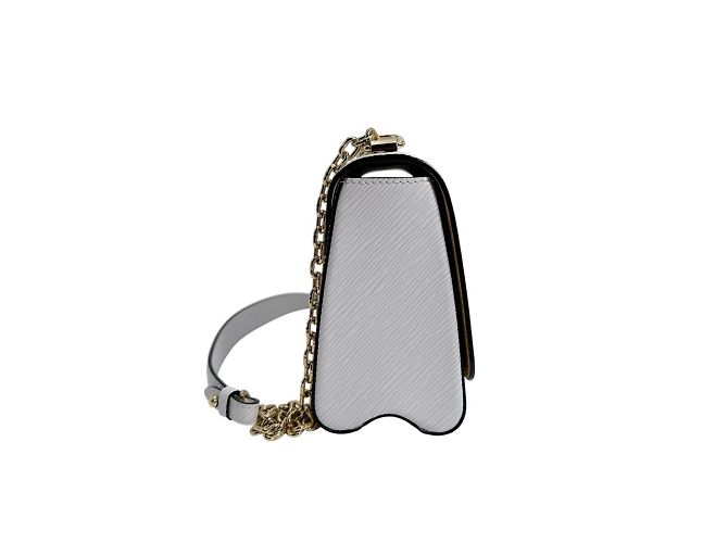 Borsa a Spalla Louis Vuitton Twist MM Bianco - vista 4