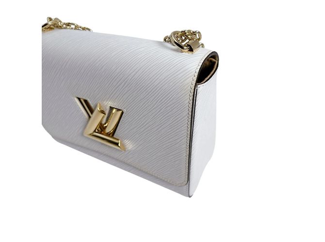 Borsa a Spalla Louis Vuitton Twist MM Bianco - vista 9