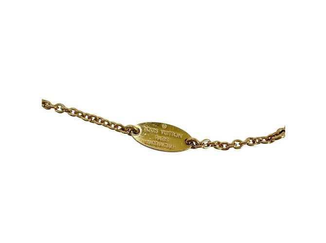Bracciale in metallo V essenziale Louis Vuitton D'oro - vista 10