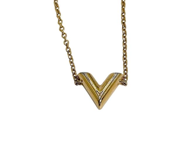 Bracciale in metallo V essenziale Louis Vuitton D'oro - vista 5
