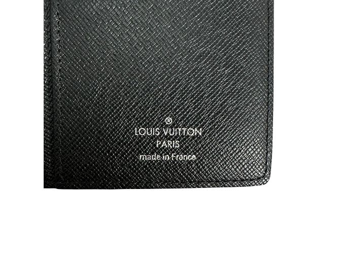 Brazza Louis Vuitton Damier Graphite Bi-fold Wallet Brown Black - view 12