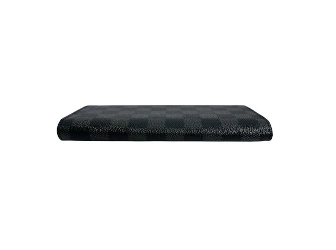 Brazza Louis Vuitton Damier Graphite Bi-fold Wallet Brown Black - view 4