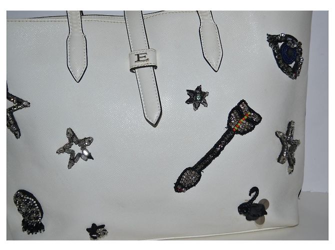 Borsa a mano Ermanno Scervino bianca in pelle vegana Bianco - vista 3