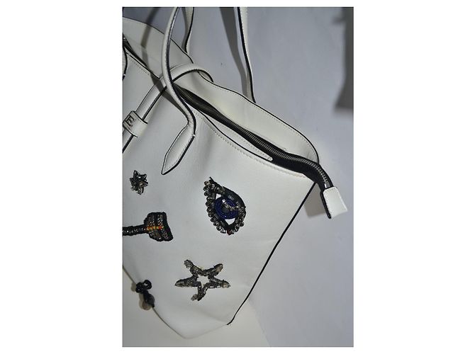 Borsa a mano Ermanno Scervino bianca in pelle vegana Bianco - vista 4