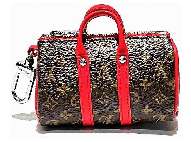 Charm Portachiavi Mini Keepall Monogram Louis Vuitton Marrone - vista 2