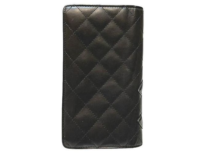 Cartera Larga Línea Cambon de Chanel Negro - vista 2