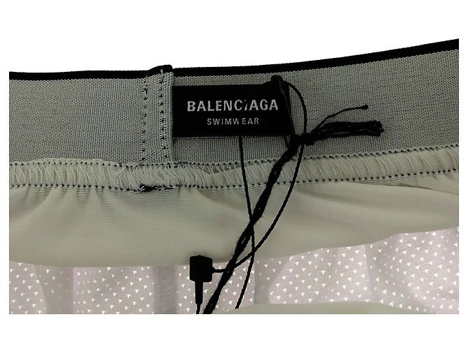Balenciaga Logo Mesh Polyester Shorts - view 3