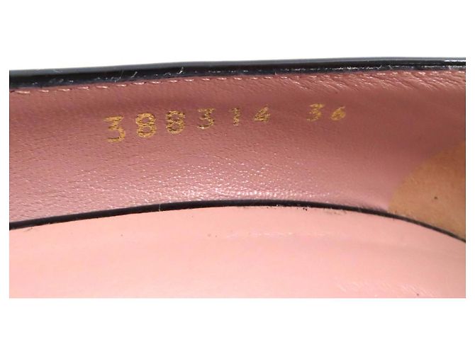 Lackleder-Pumps Gucci 388314 Schwarz - Ansicht 11