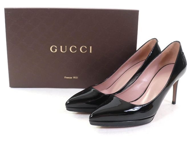 Lackleder-Pumps Gucci 388314 Schwarz - Ansicht 2