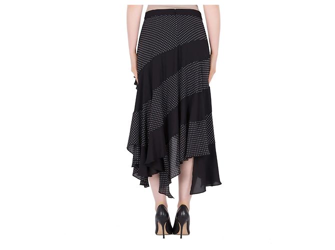 Falda de lunares Joseph Ribkoff negra Negro - vista 2