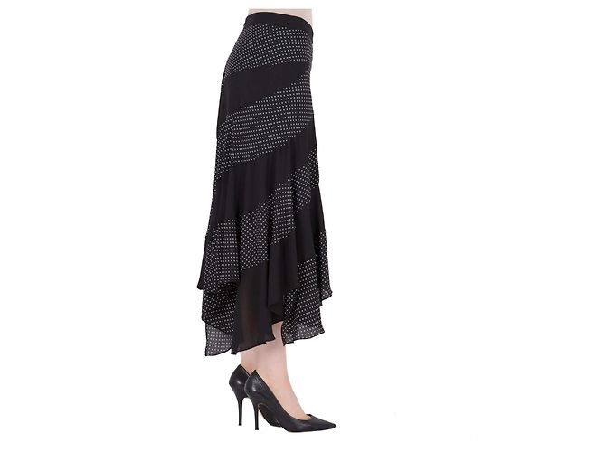 Falda de lunares Joseph Ribkoff negra Negro - vista 3