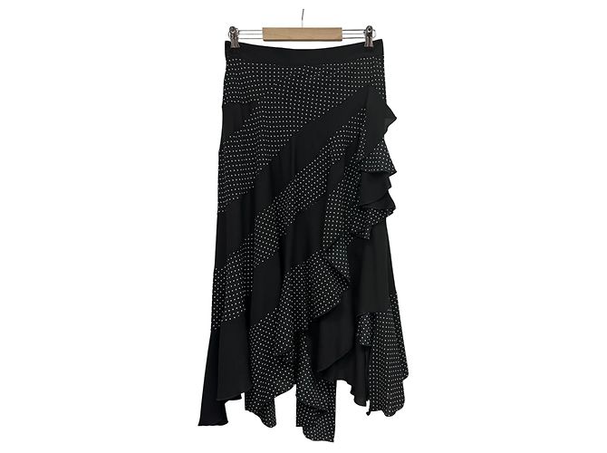 Falda de lunares Joseph Ribkoff negra Negro - vista 4