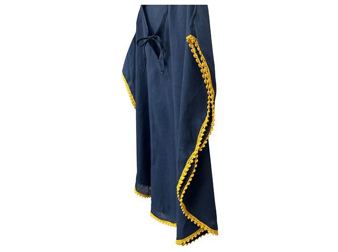 Autre Marque Top Poncho de Lino Azul MC2 Saint Barth - vista 4
