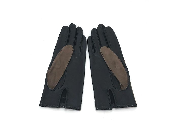Braune Lederhandschuhe für Damen von Hermès - Ansicht 2