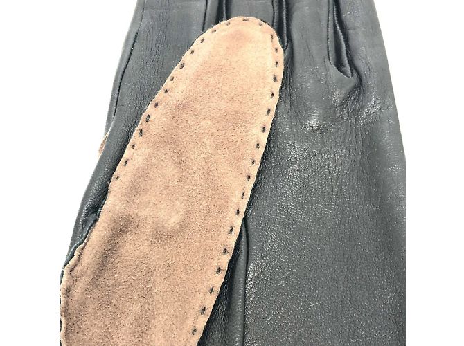 Braune Lederhandschuhe für Damen von Hermès - Ansicht 4