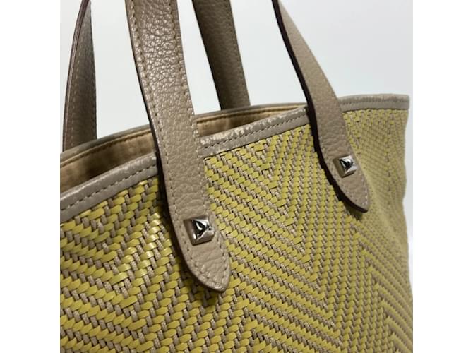 Hermès Borsa Hermes Kaba Chennai PM Giallo - vista 12